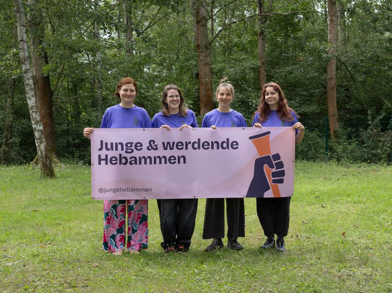 von links nach rechts: Elsa-Marie Sachse, Angelika Köster, Sarah Junker und Frieda Günther